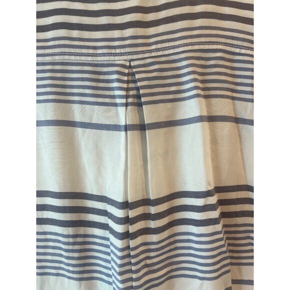 Beachlunchlounge Striped Sleeveless Button-Up Tie-Front Shirt XL - Picture 7 of 7